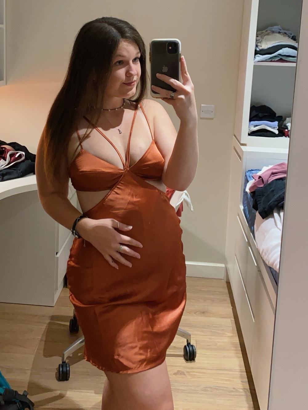 Satin Slip Dress